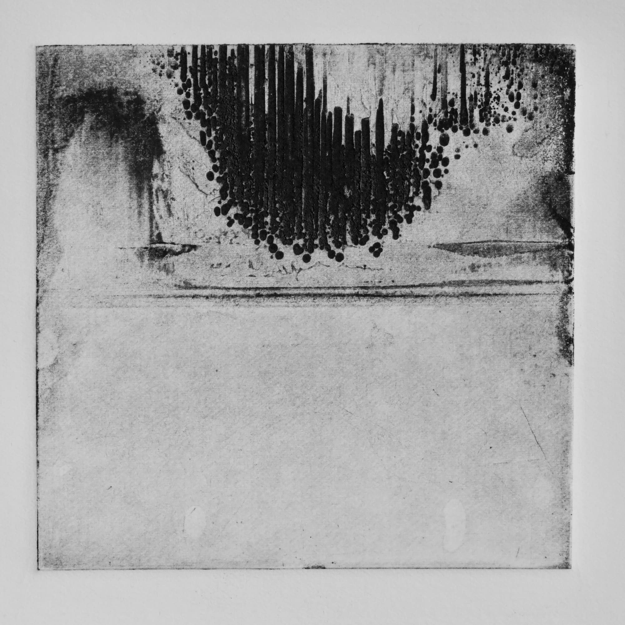 Detail des Tiefdrucks Decay