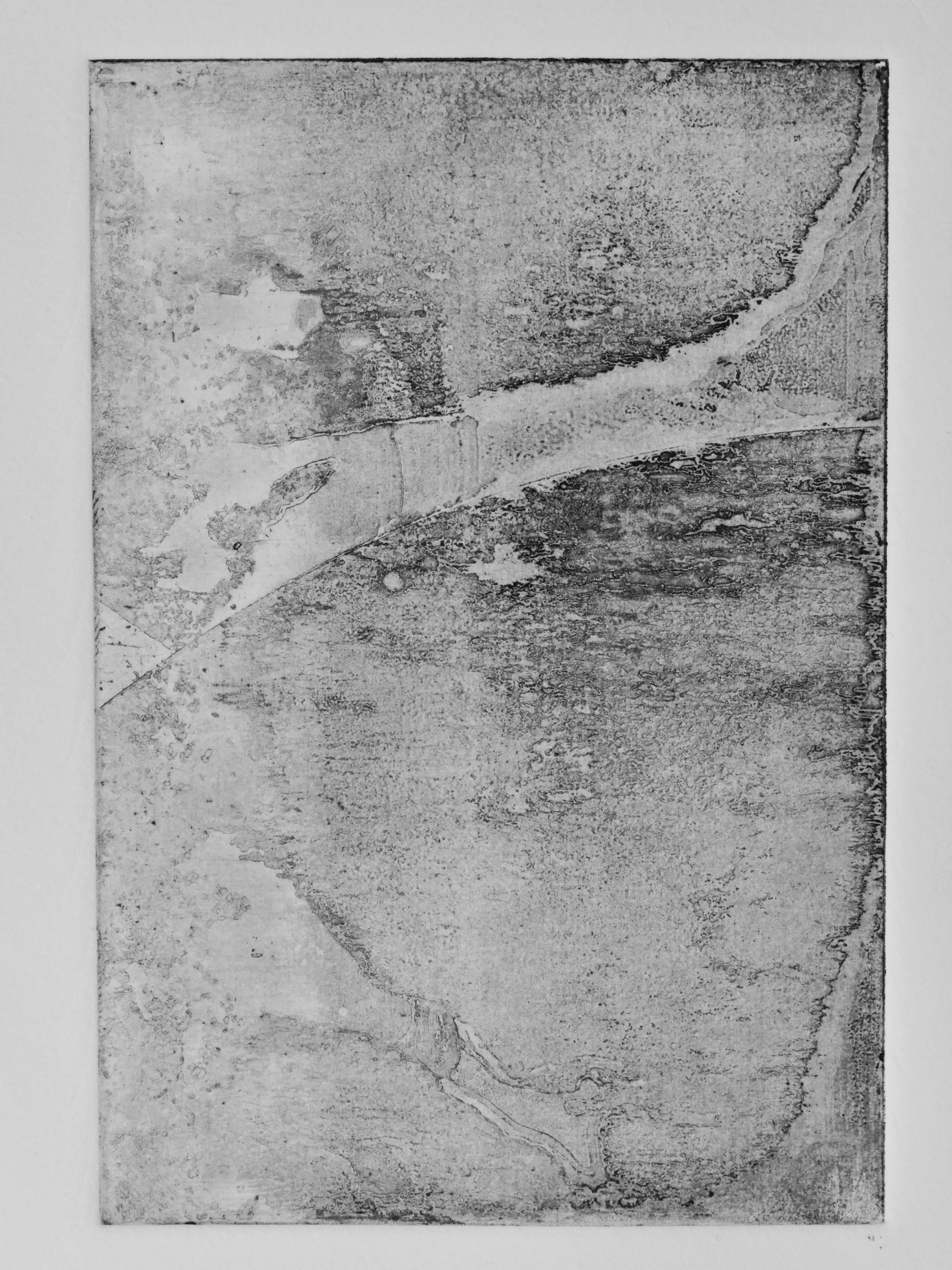 Detail of Decay intaglio print